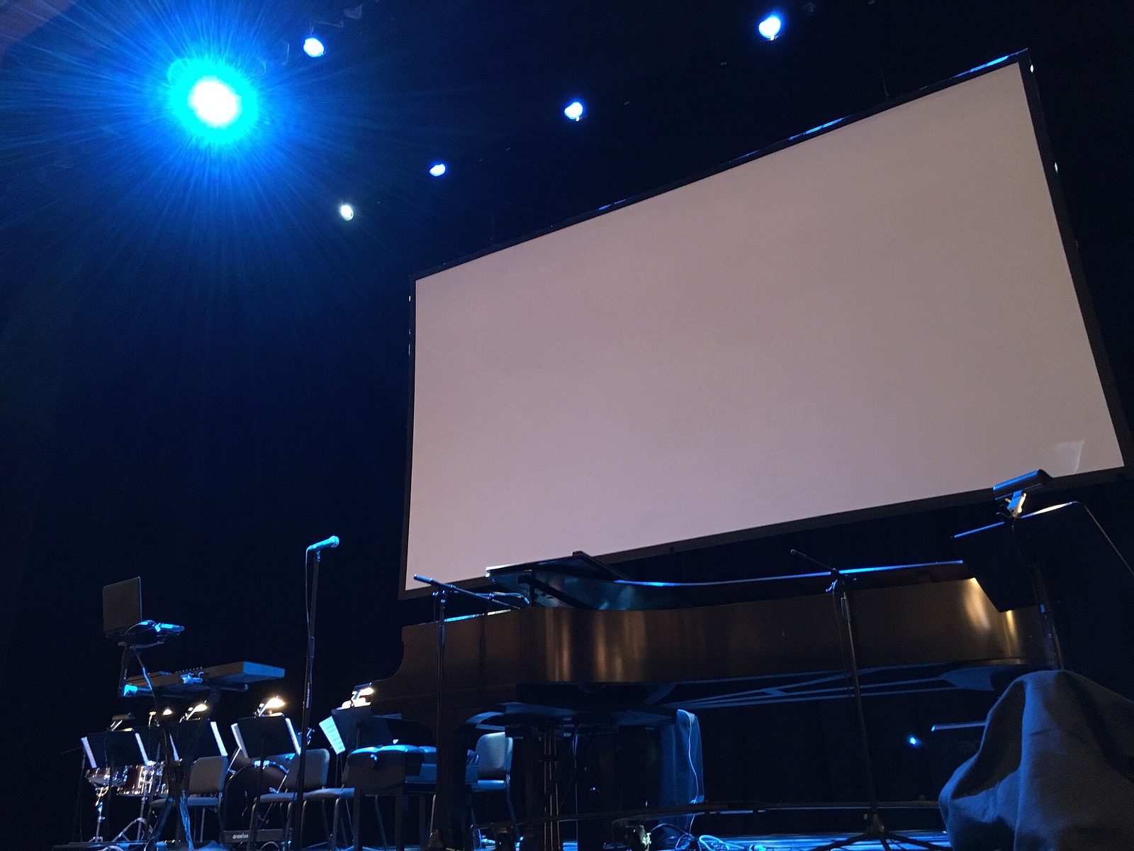 grand piano concert stage