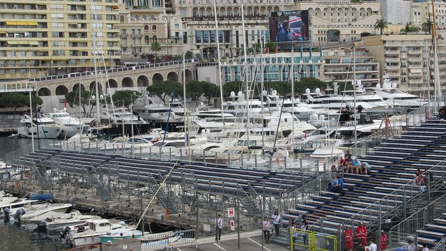 race circuit grandstand