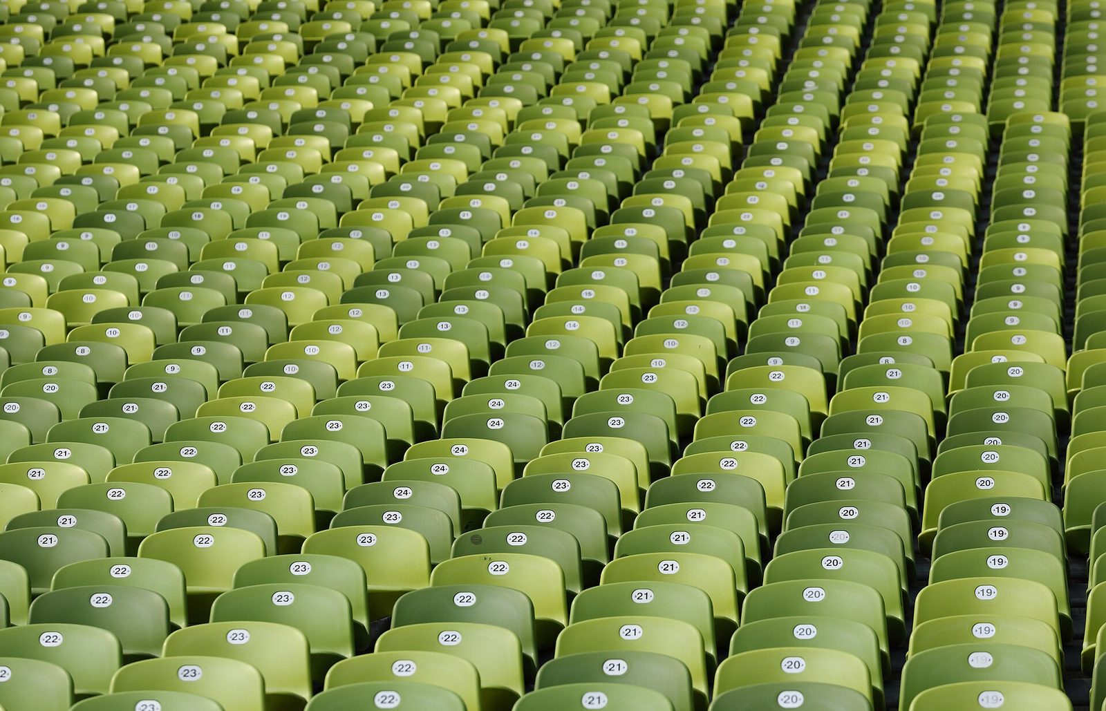 stadium seats rows