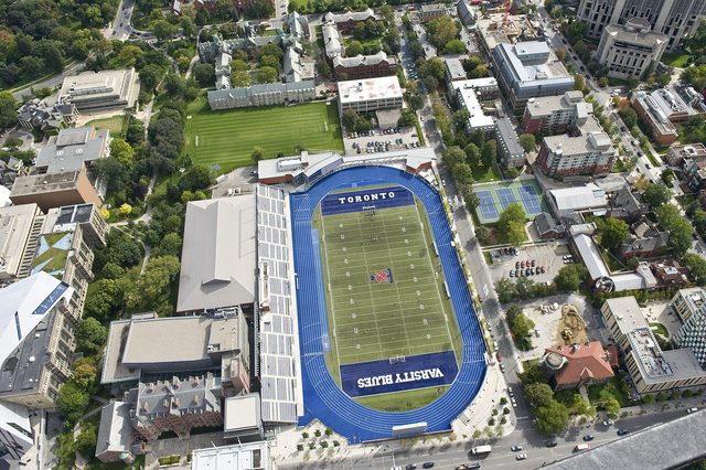 stadium aerial view