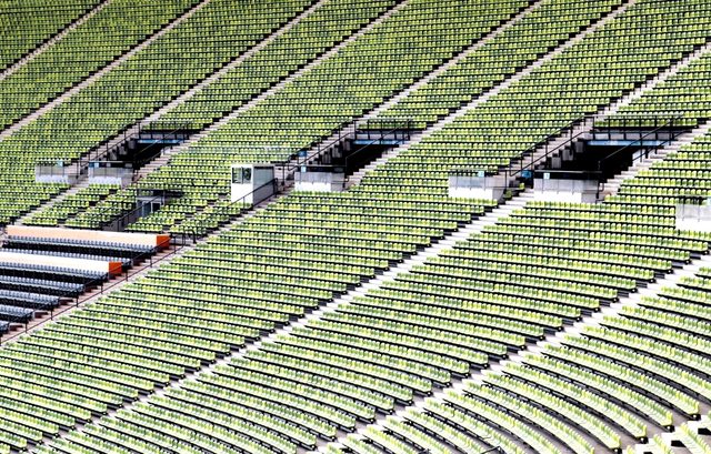empty stadium seats