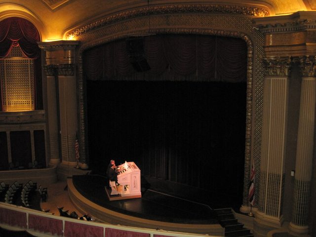 empty theatre stage