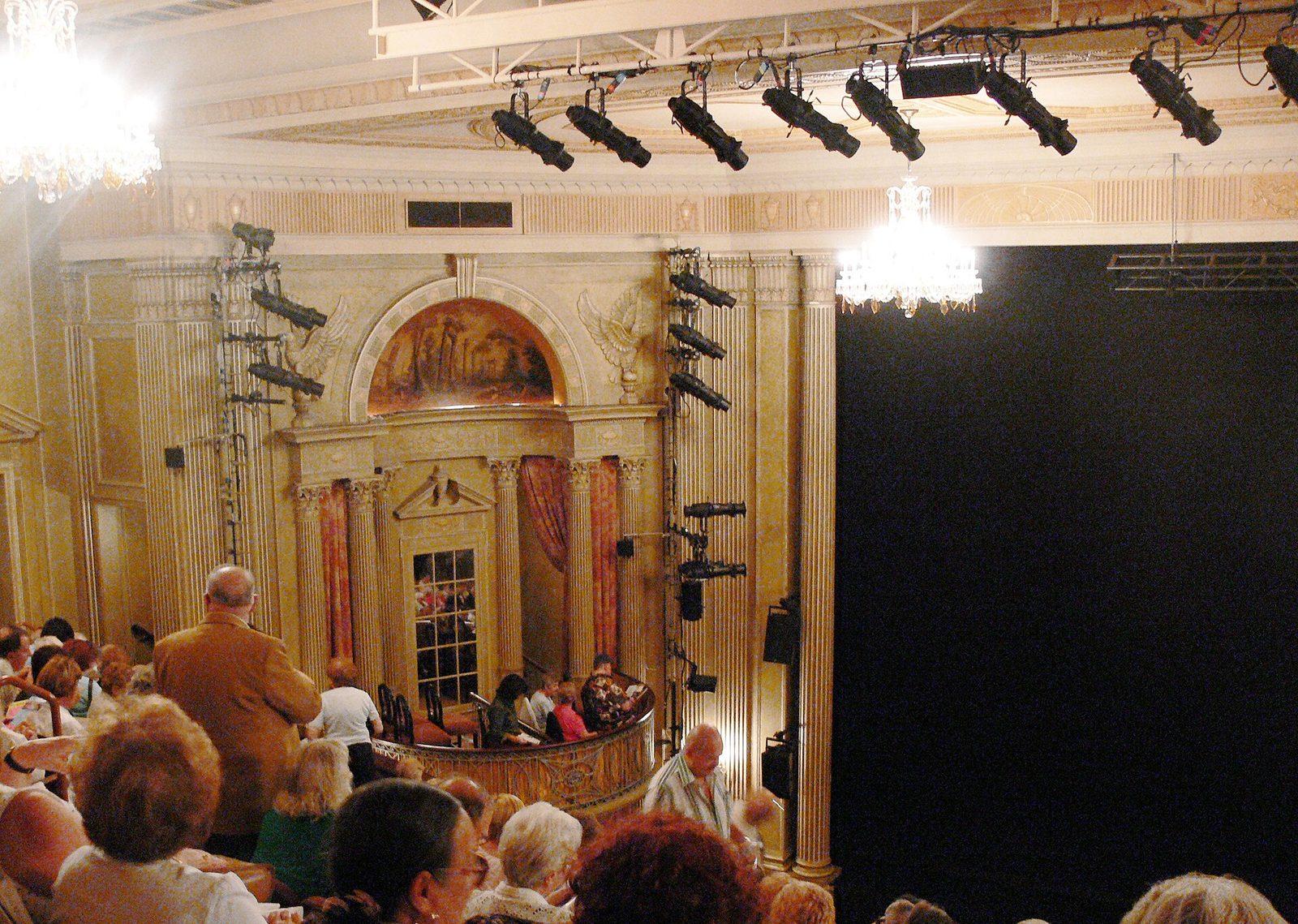theatre balcony boxes interior