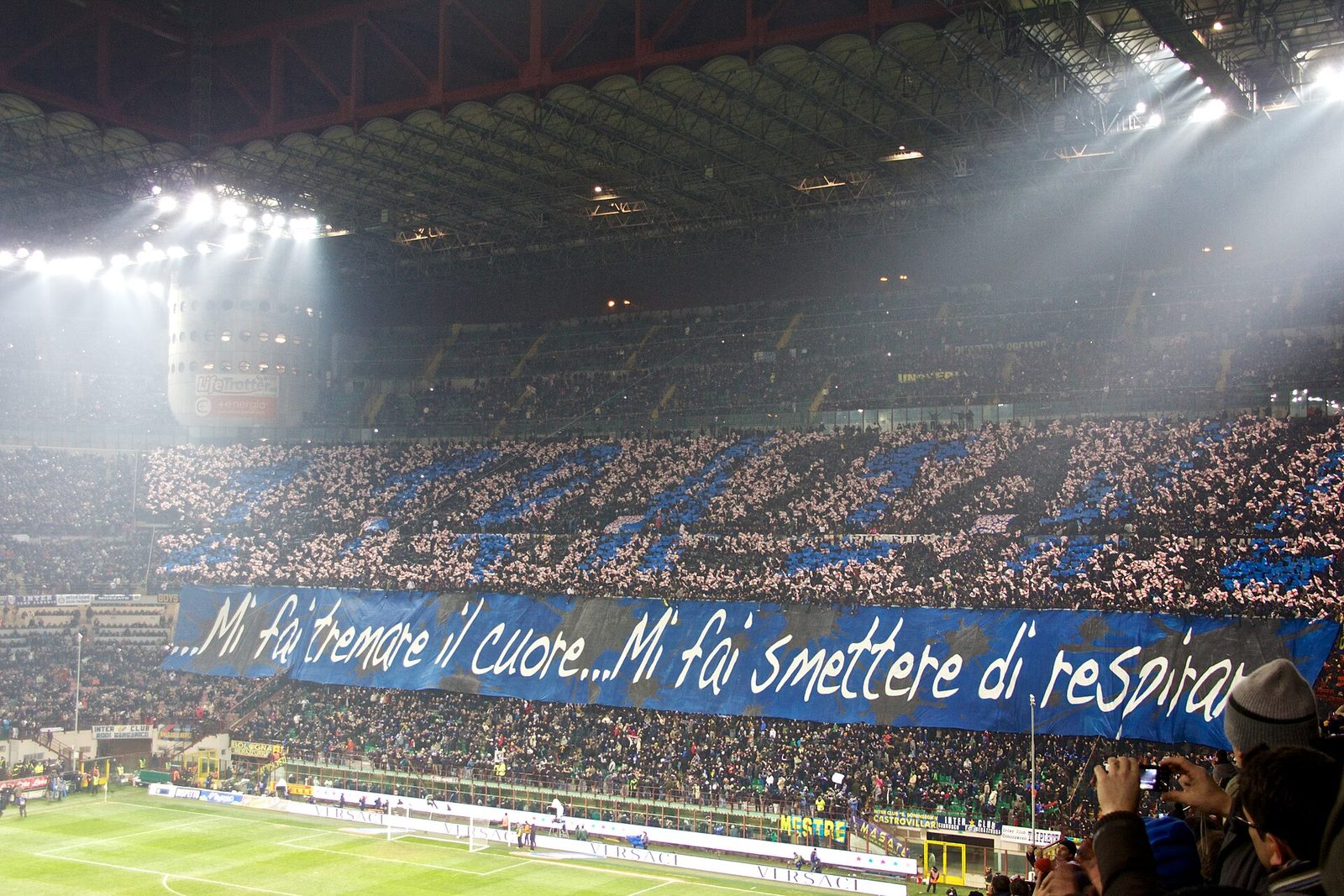 AC Milan game day at San Siro