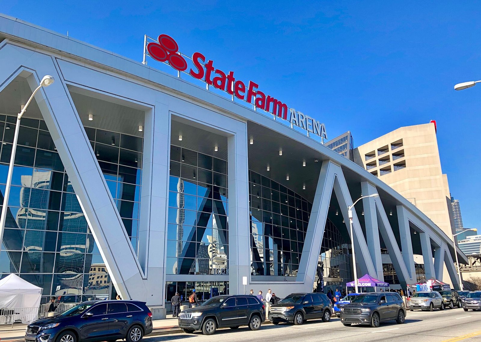 Atlanta Hawks game day at State Farm Arena