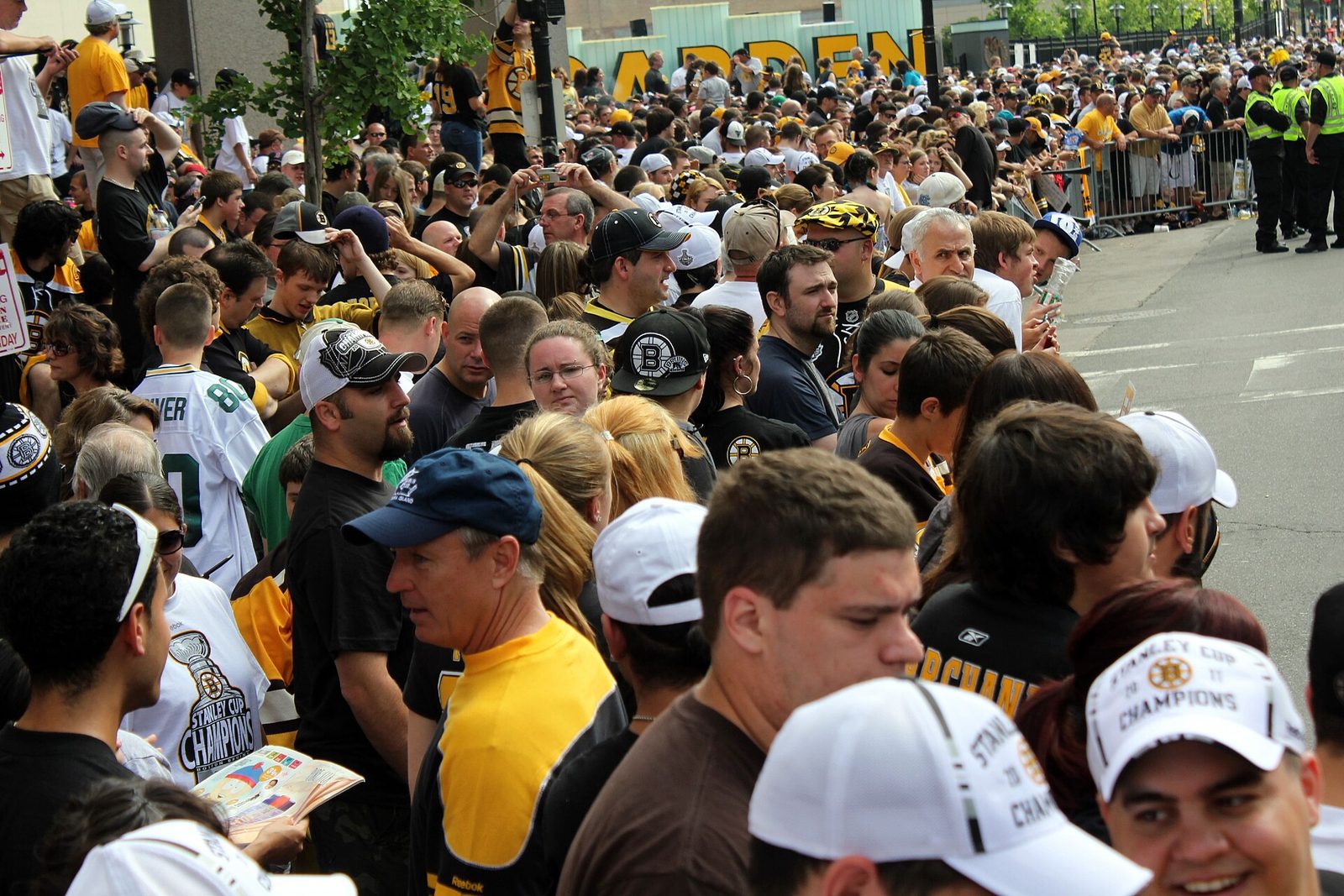Boston Bruins game day at TD Garden