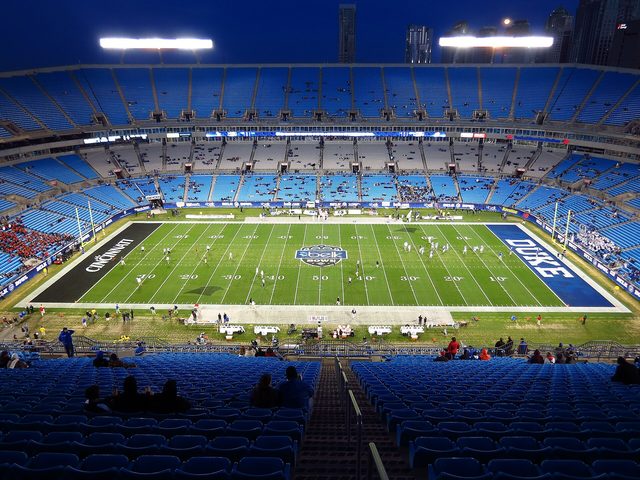 Carolina Panthers game day at Bank of America Stadium