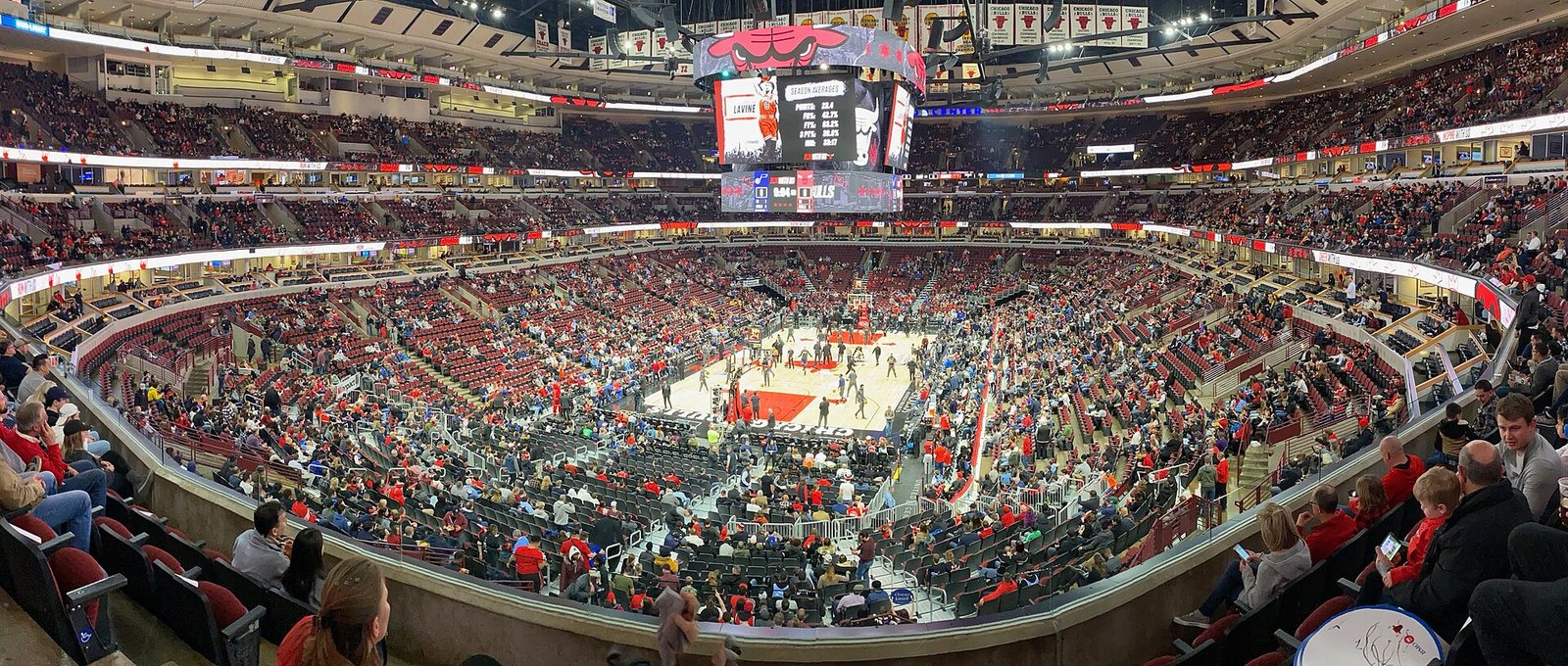 Chicago Bulls game day at United Center