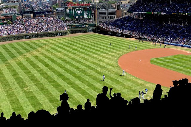 Chicago Cubs game day at Wrigley Field