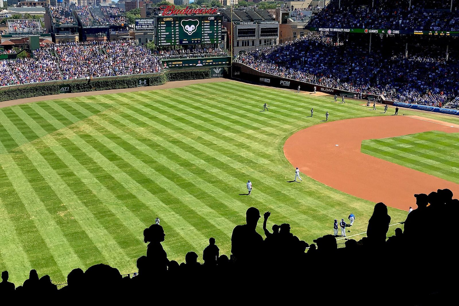 Chicago Cubs game day at Wrigley Field