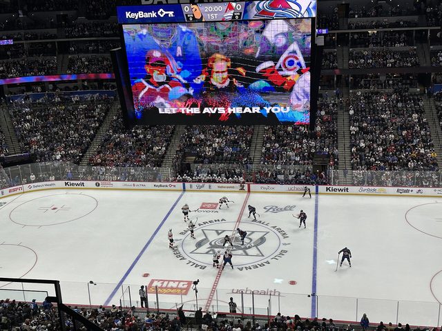 Colorado Avalanche game day at Ball Arena