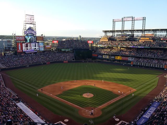 Colorado Rockies game day at Coors Field