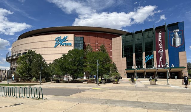 Denver Nuggets game day at Ball Arena