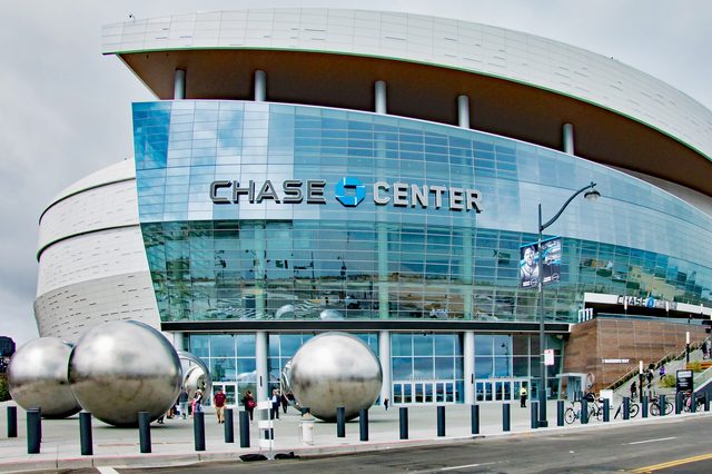 Golden State Warriors game day at Chase Center