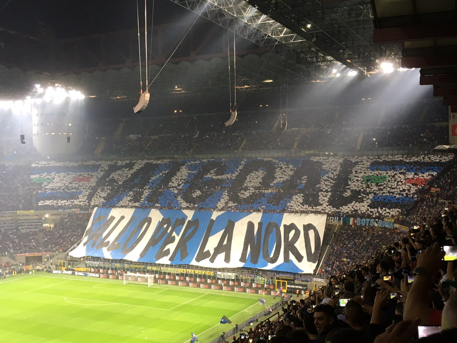 Inter Milan game day at San Siro