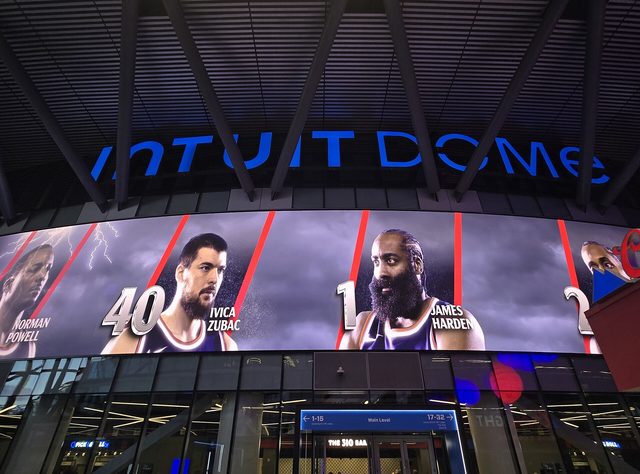 Los Angeles Clippers game day at Intuit Dome