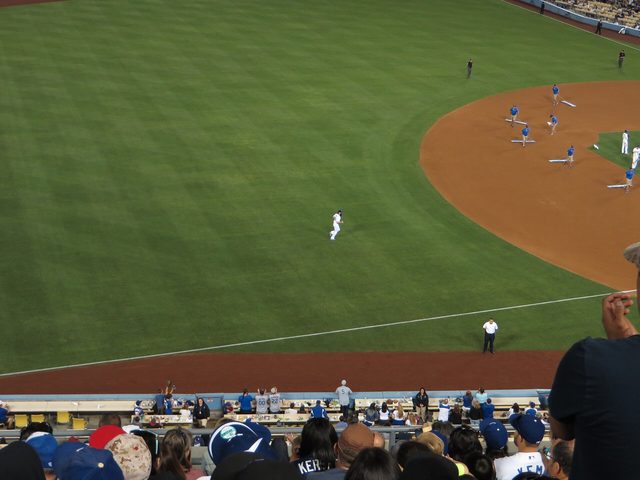 Los Angeles Dodgers game day at Dodger Stadium