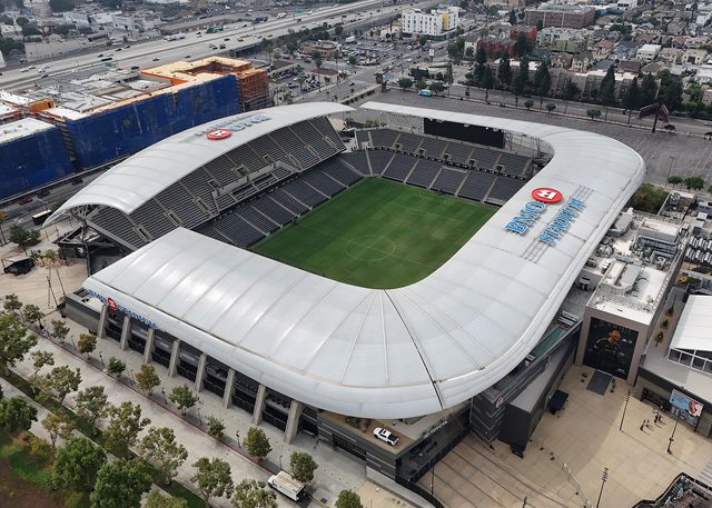 Los Angeles FC game day at BMO Stadium