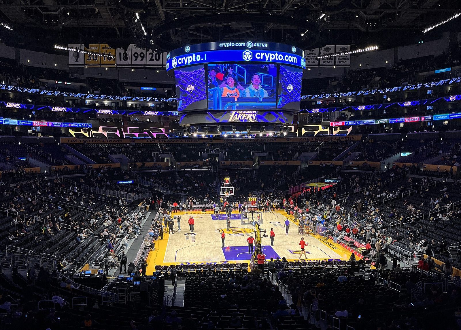 Los Angeles Lakers game day at Crypto.com Arena