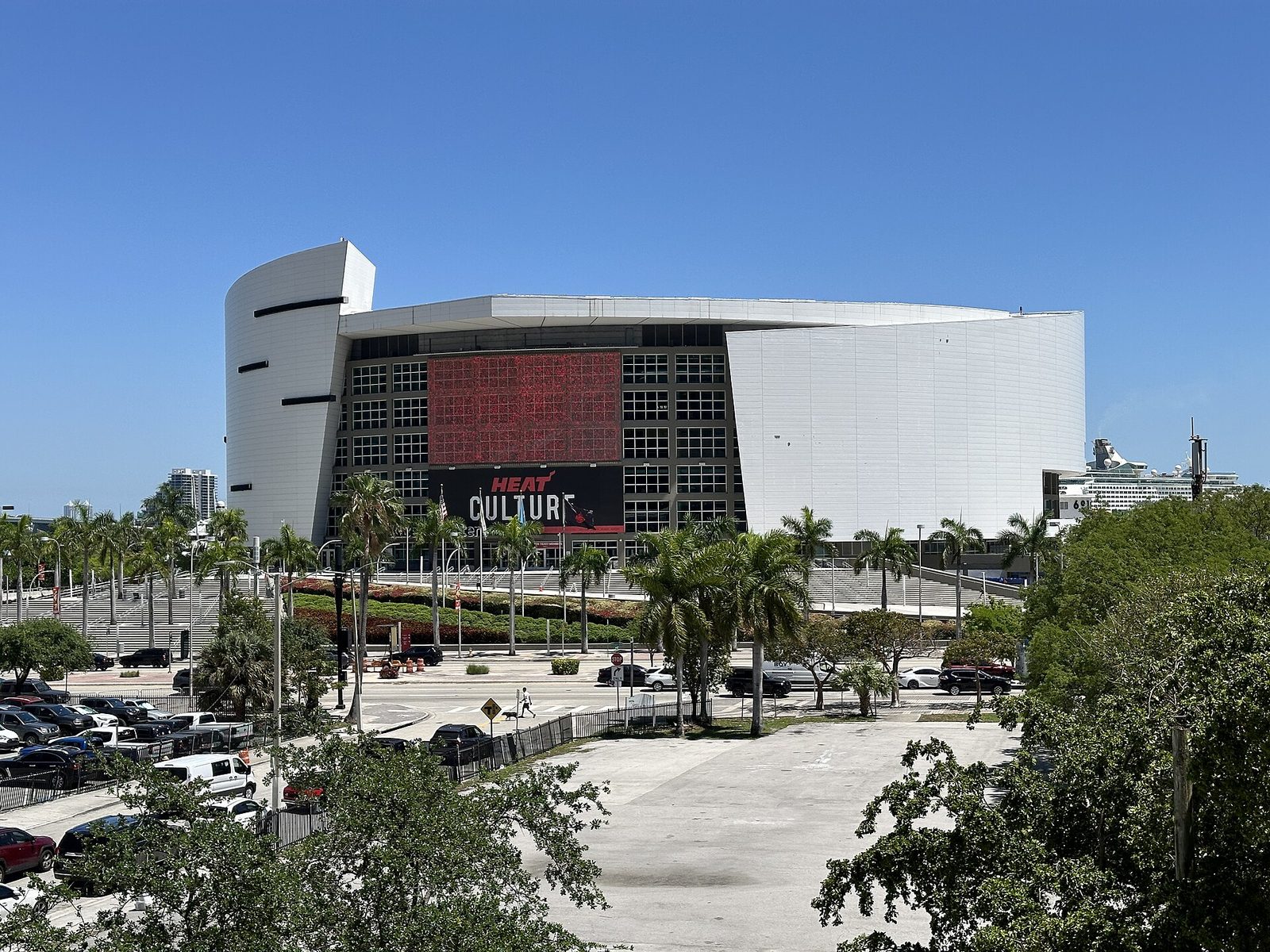 Miami Heat game day at Kaseya Center
