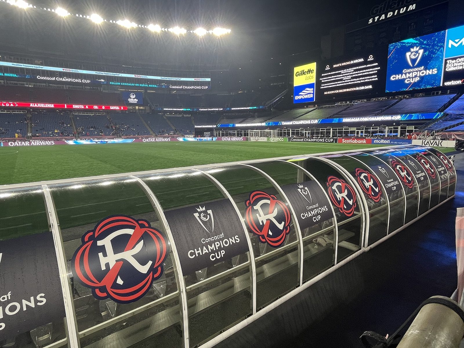 New England Revolution game day at Gillette Stadium