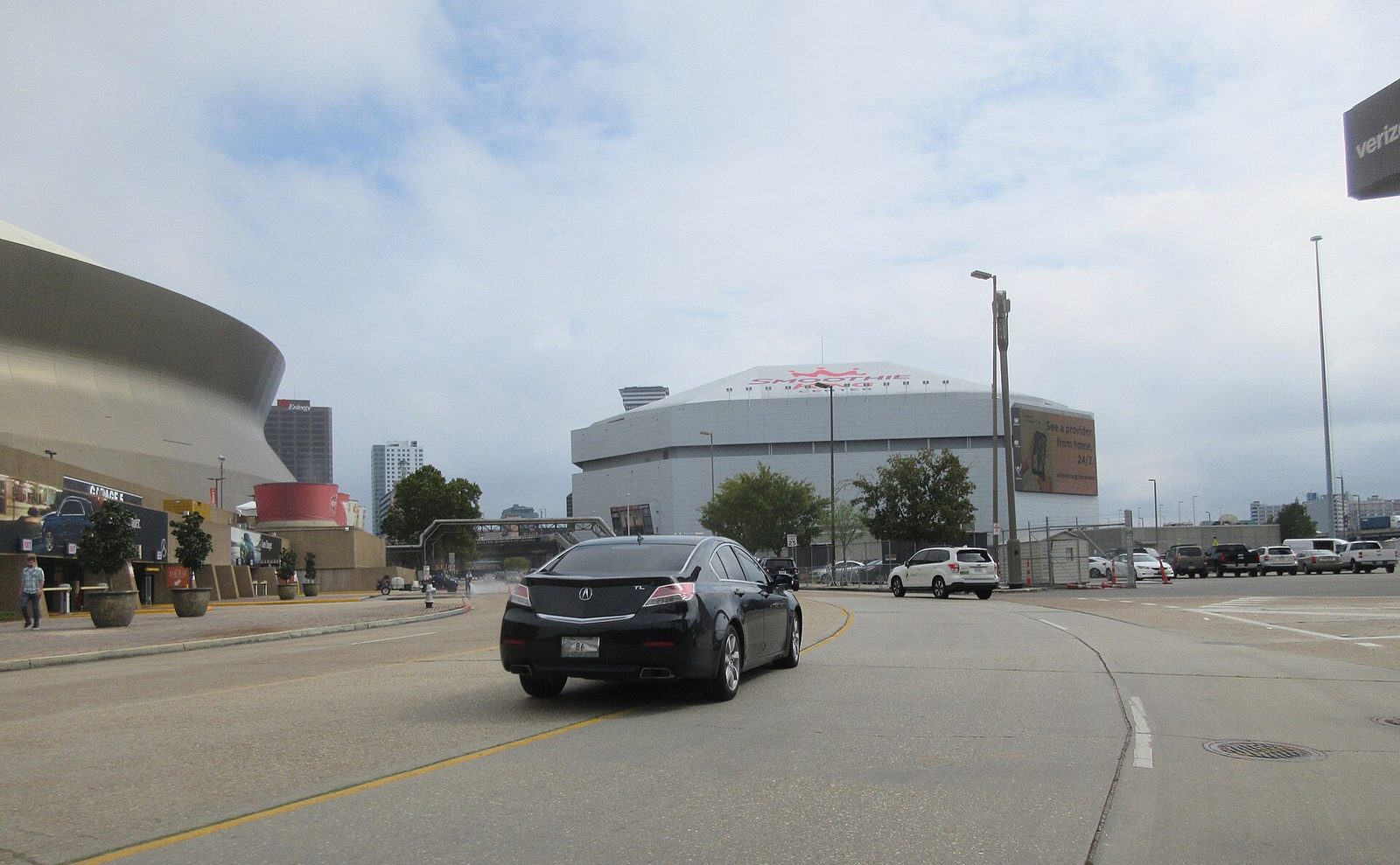 New Orleans Pelicans game day at Smoothie King Center