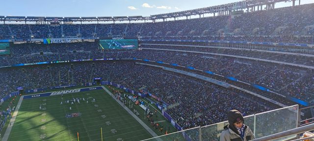 New York Giants game day at MetLife Stadium