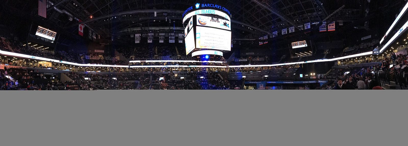 New York Islanders game day at Barclays Center