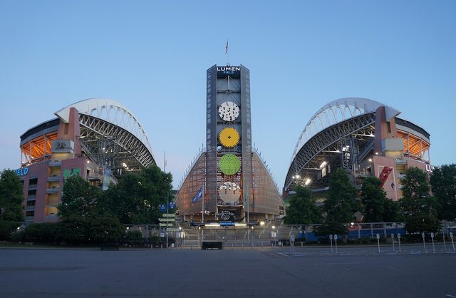 Seattle Seahawks game day at Lumen Field