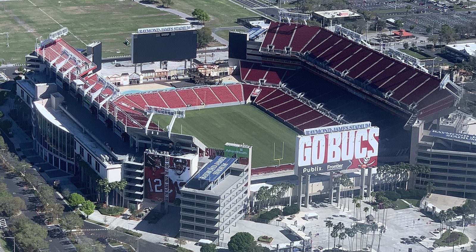 Tampa Bay Buccaneers game day at Raymond James Stadium