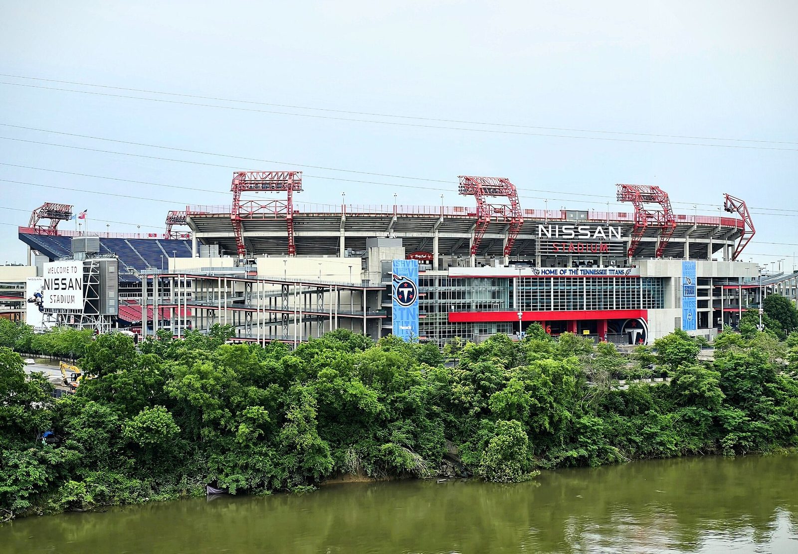 Tennessee Titans game day at Nissan Stadium