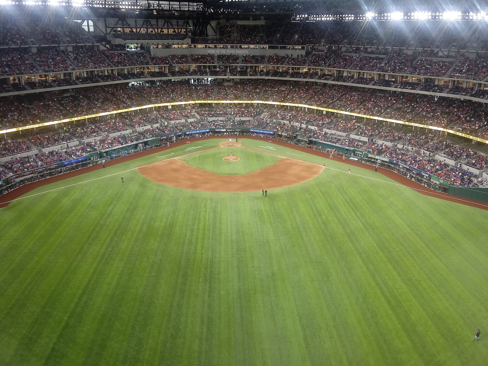 Texas Rangers game day at Globe Life Field