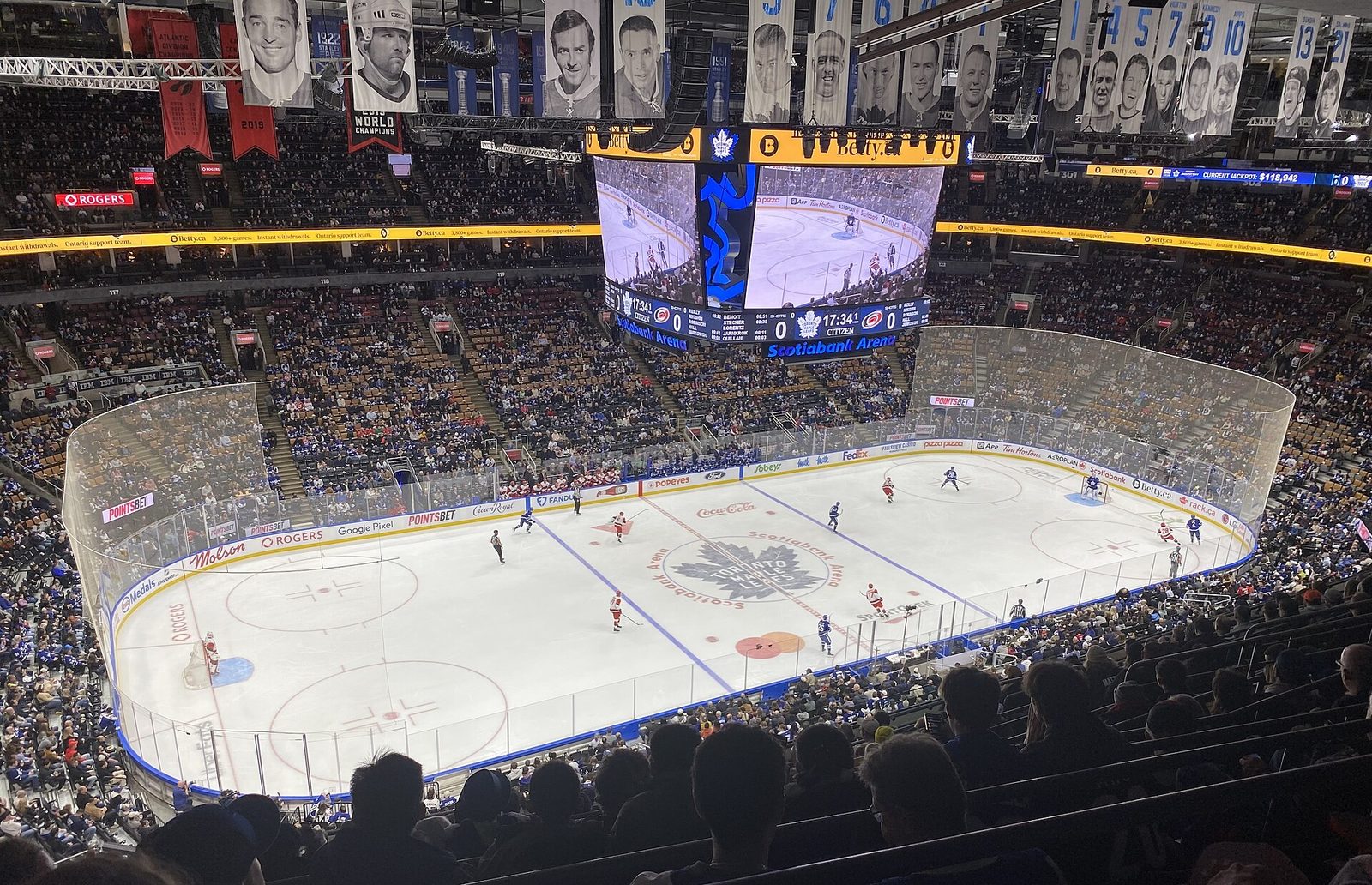 Toronto Maple Leafs game day at Scotiabank Arena