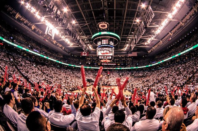 Toronto Raptors game day at Scotiabank Arena