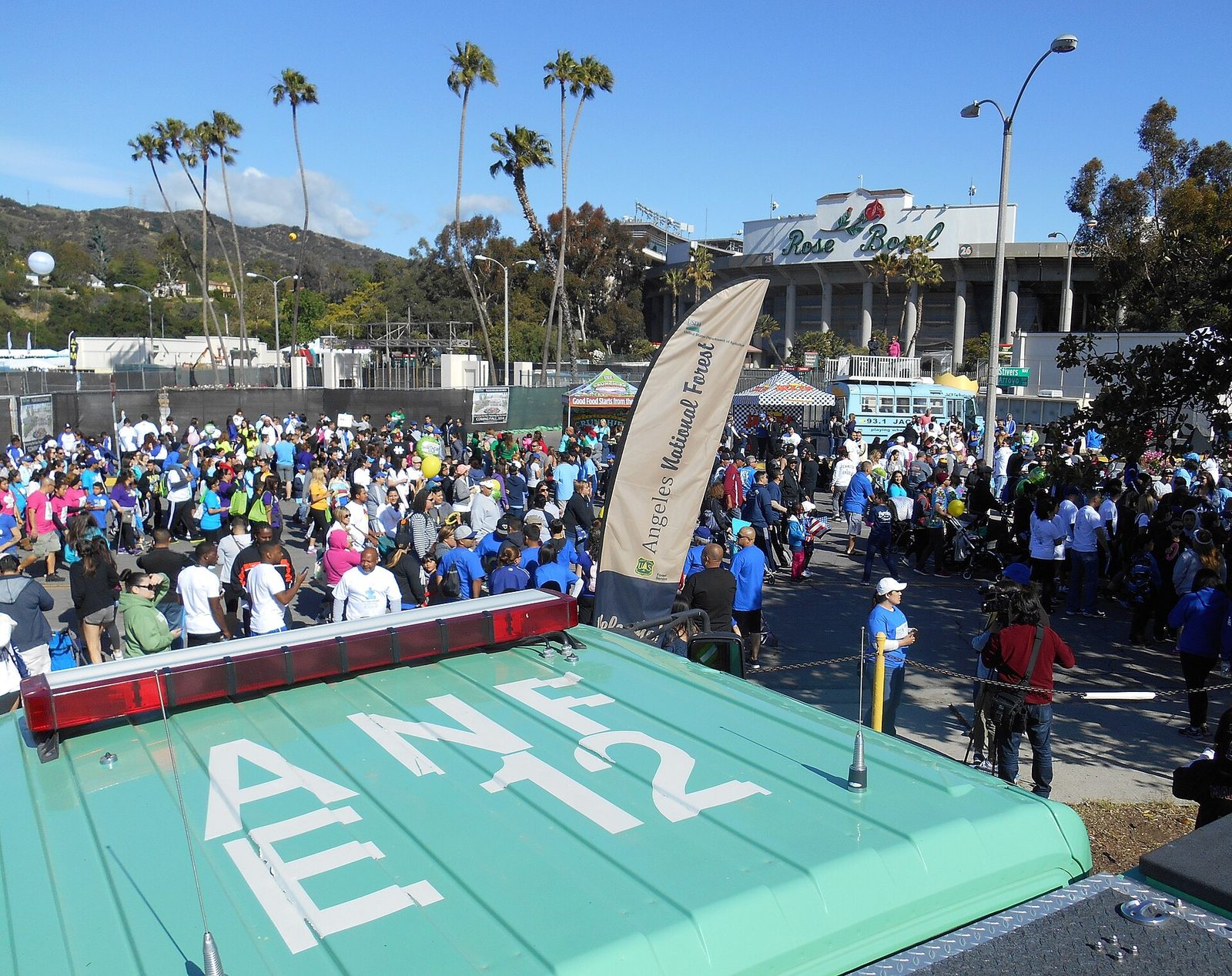 UCLA Bruins game day at Rose Bowl Stadium