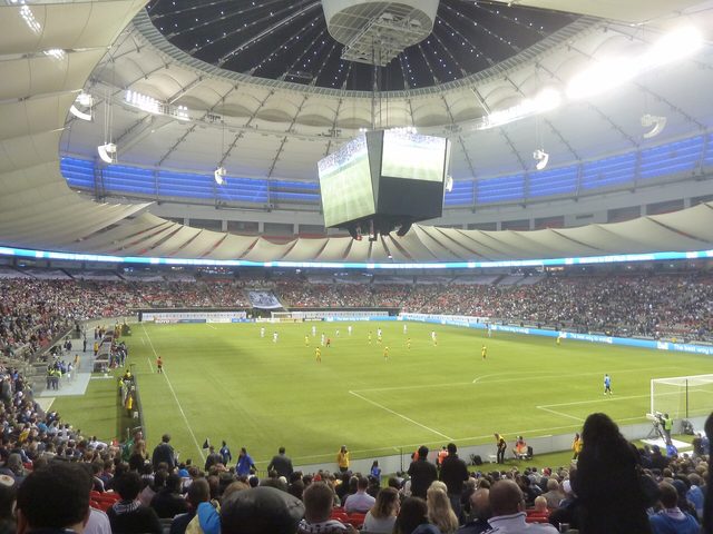 Vancouver Whitecaps FC game day at BC Place