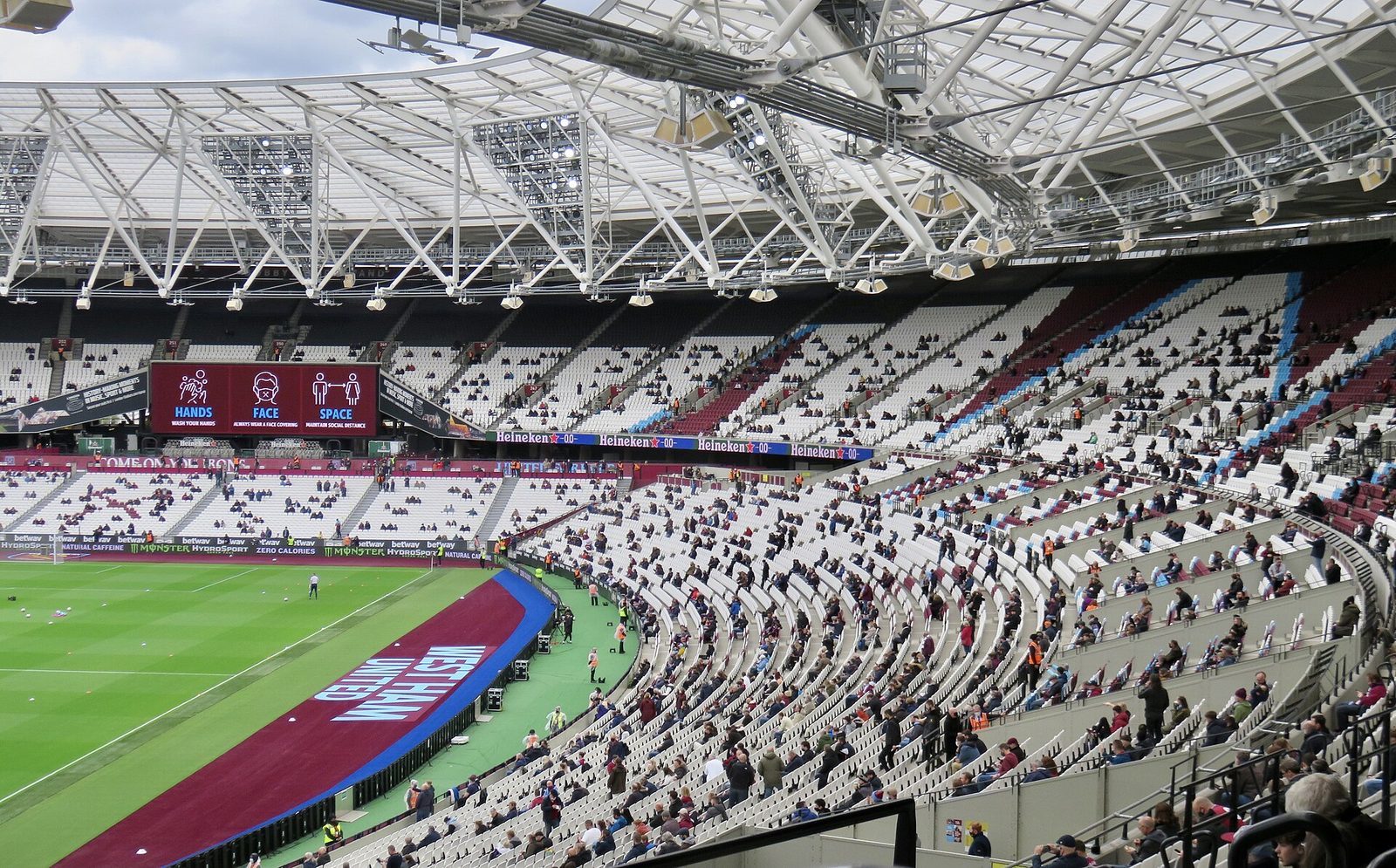 West Ham United game day at London Stadium